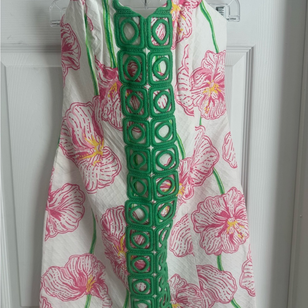 Lilly Pulitzer Angela Dress – Resort White Clover Cup – Size 6 – NWT